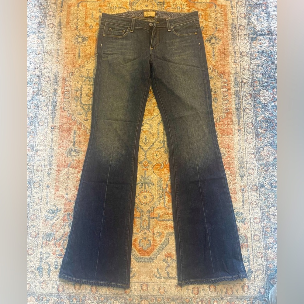 Women's Paige Dark Blue Jeans